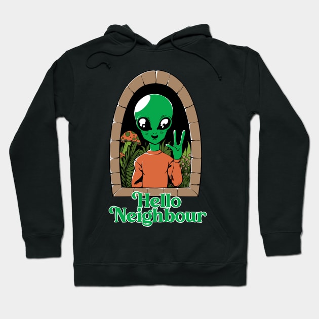 Hello Neighbour Hoodie by Alien Version